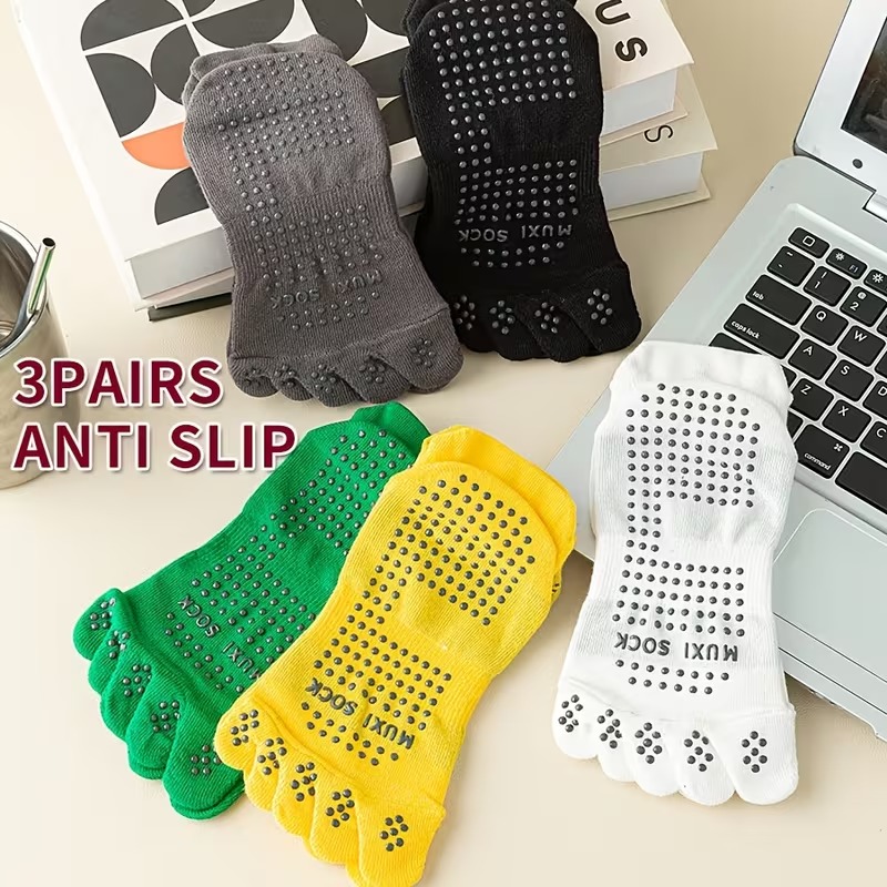 Herren-Zehensocken im 3er-Pack – Grip Sock Yoga Bewertung und Preis