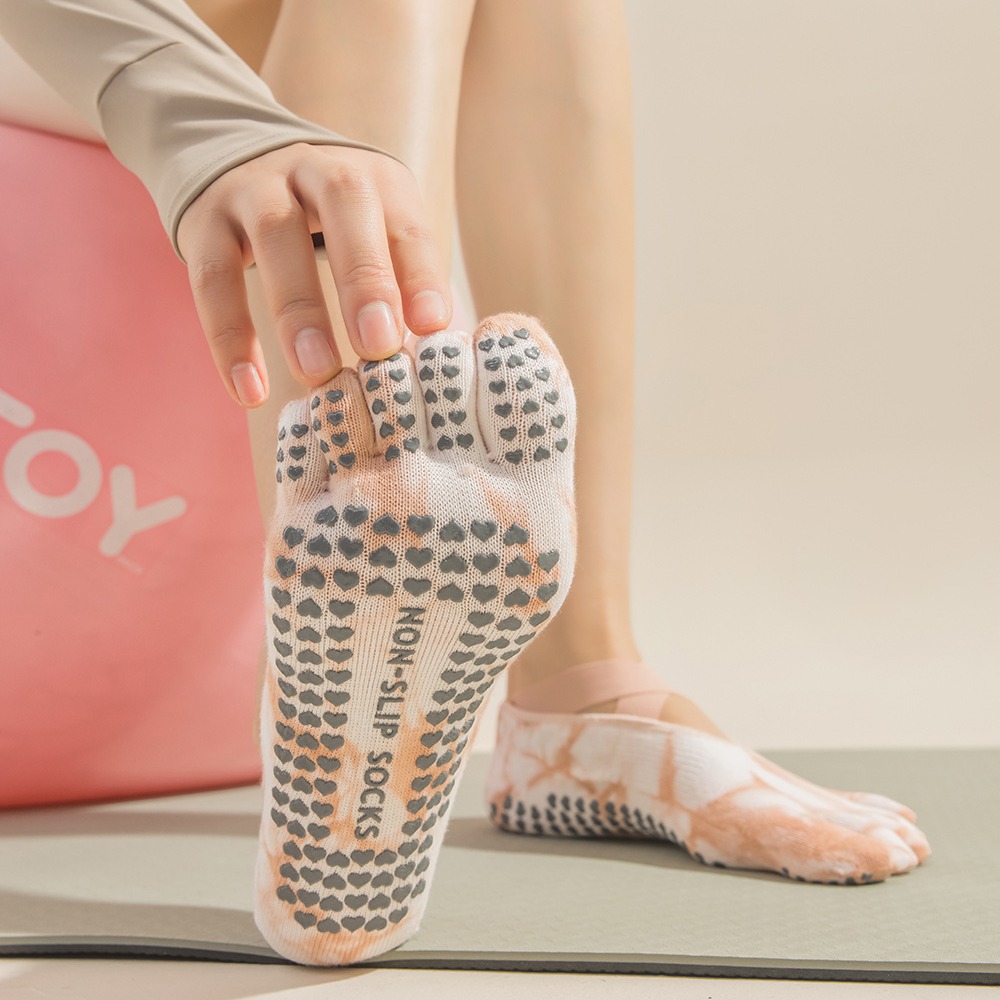 Tie-Dye Damen Fünf-Zehen-Grip- – Grip Sock Yoga Bewertung und Preis