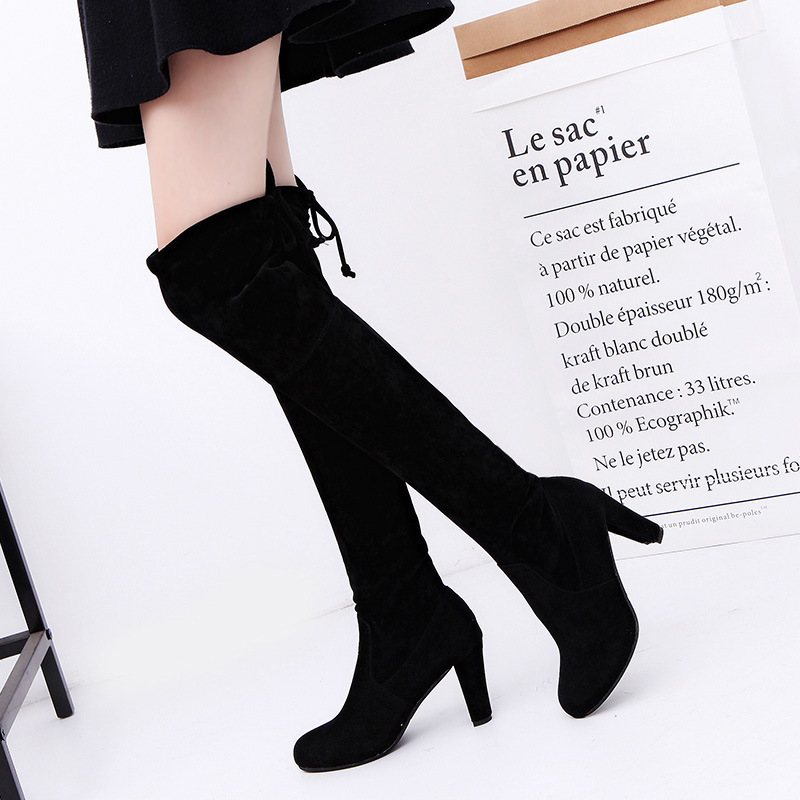 Damenstiefel, Stretchstoff, Ov – Knee High Sock Women Bewertung und Preis