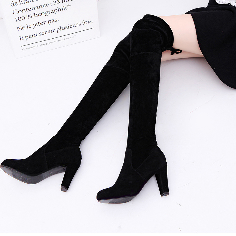 Damenstiefel, Stretchstoff, Ov – Knee High Sock Women Bewertung und Preis