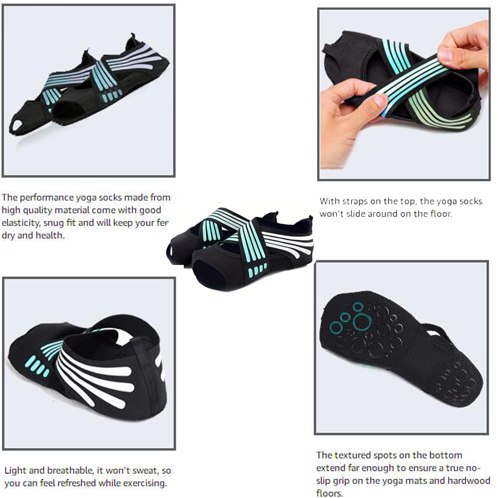 1 Paar rutschfeste, zehenlose  – Grip Sock Yoga Bewertung und Preis