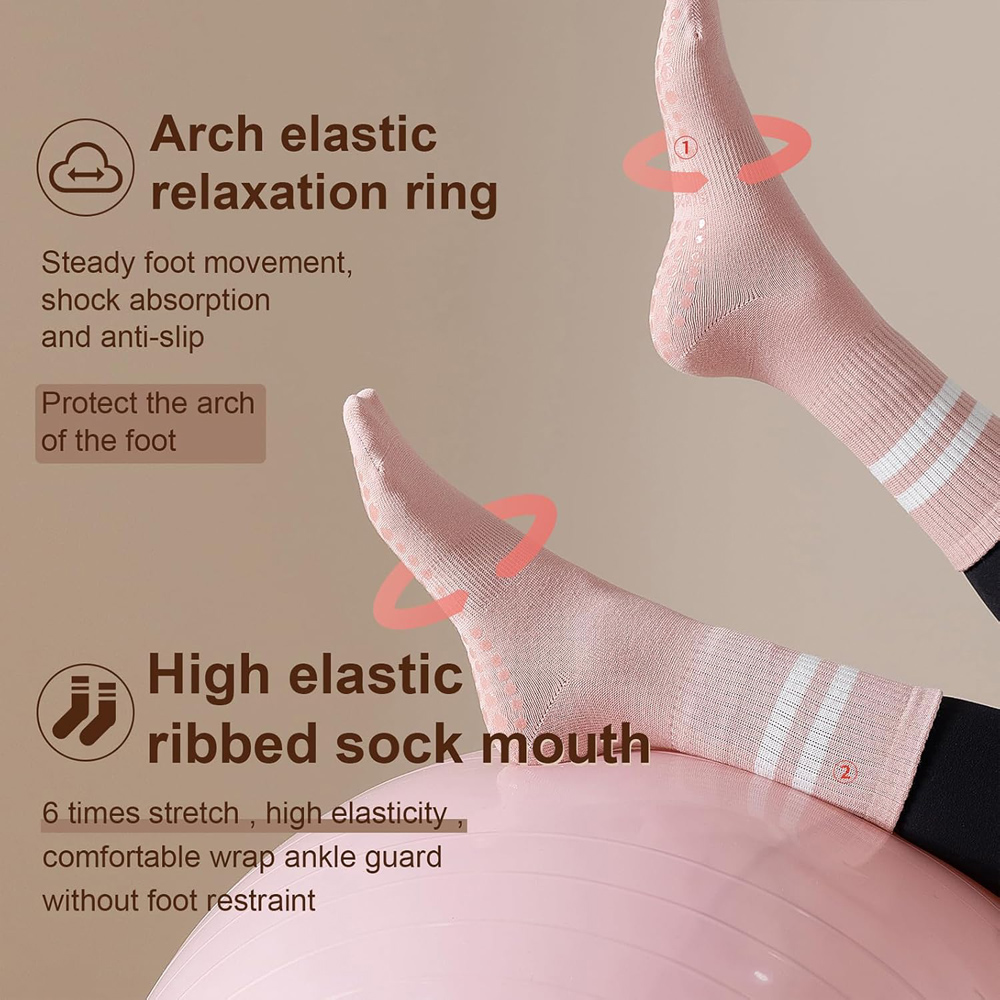 Yoga-Pilates-Socken mit Griffe – Grip Sock Yoga Bewertung und Preis