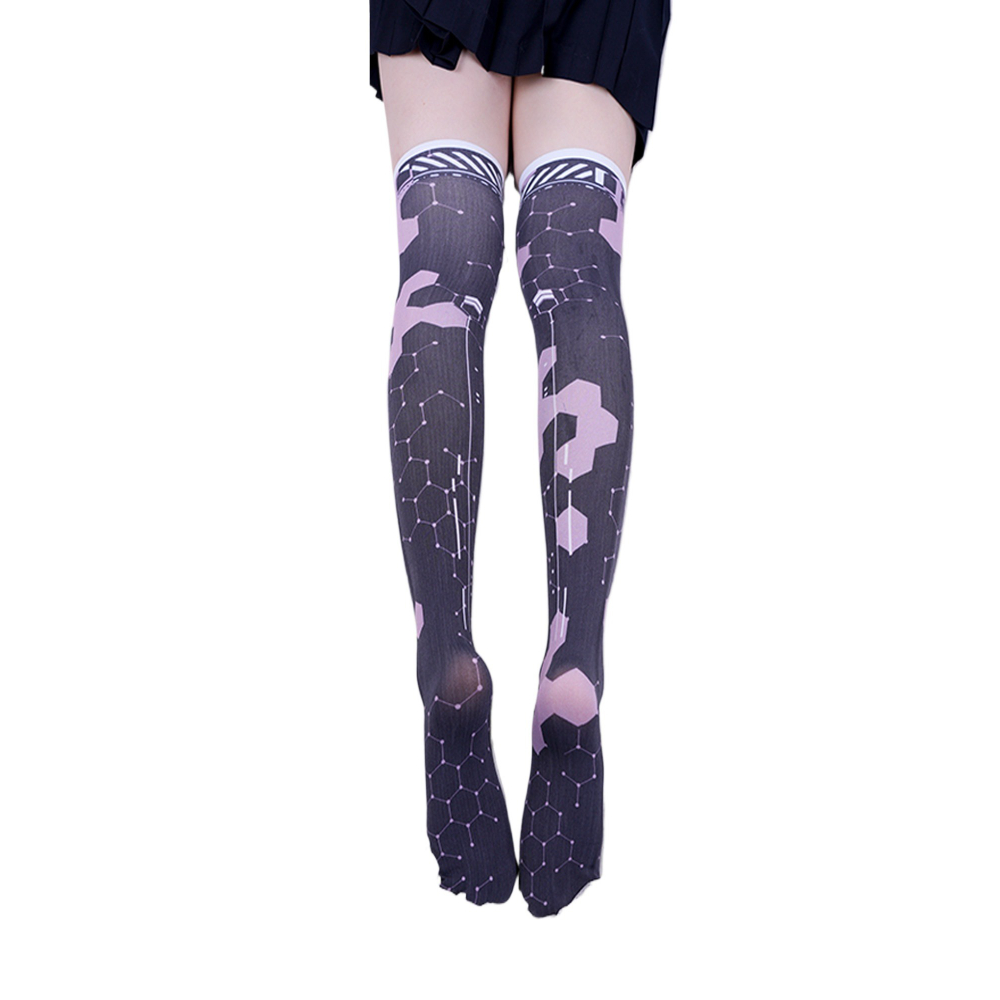 Anime Game Roboter AI Mech Str – Knee High Sock Women Bewertung und Preis